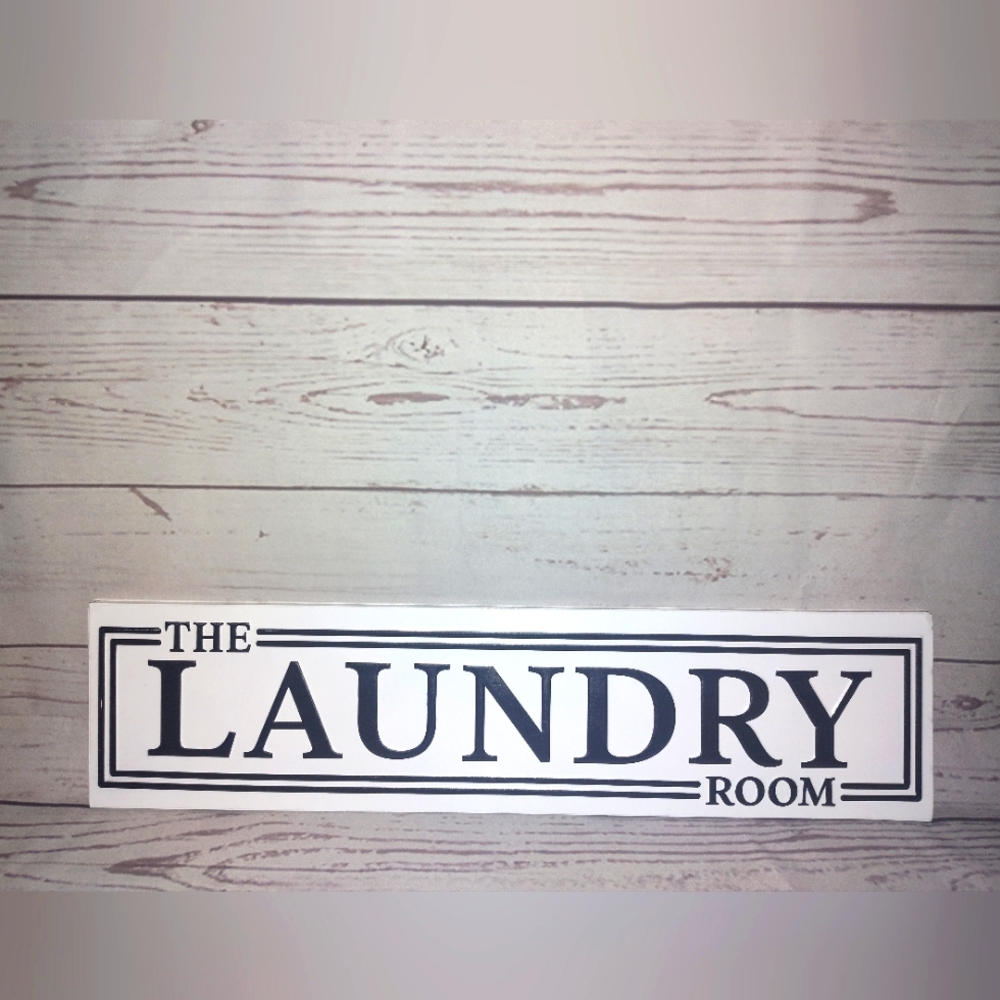 The Laundry Room Metal Sign